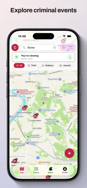 Alladro interactive safety map