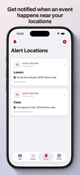 Alert locations