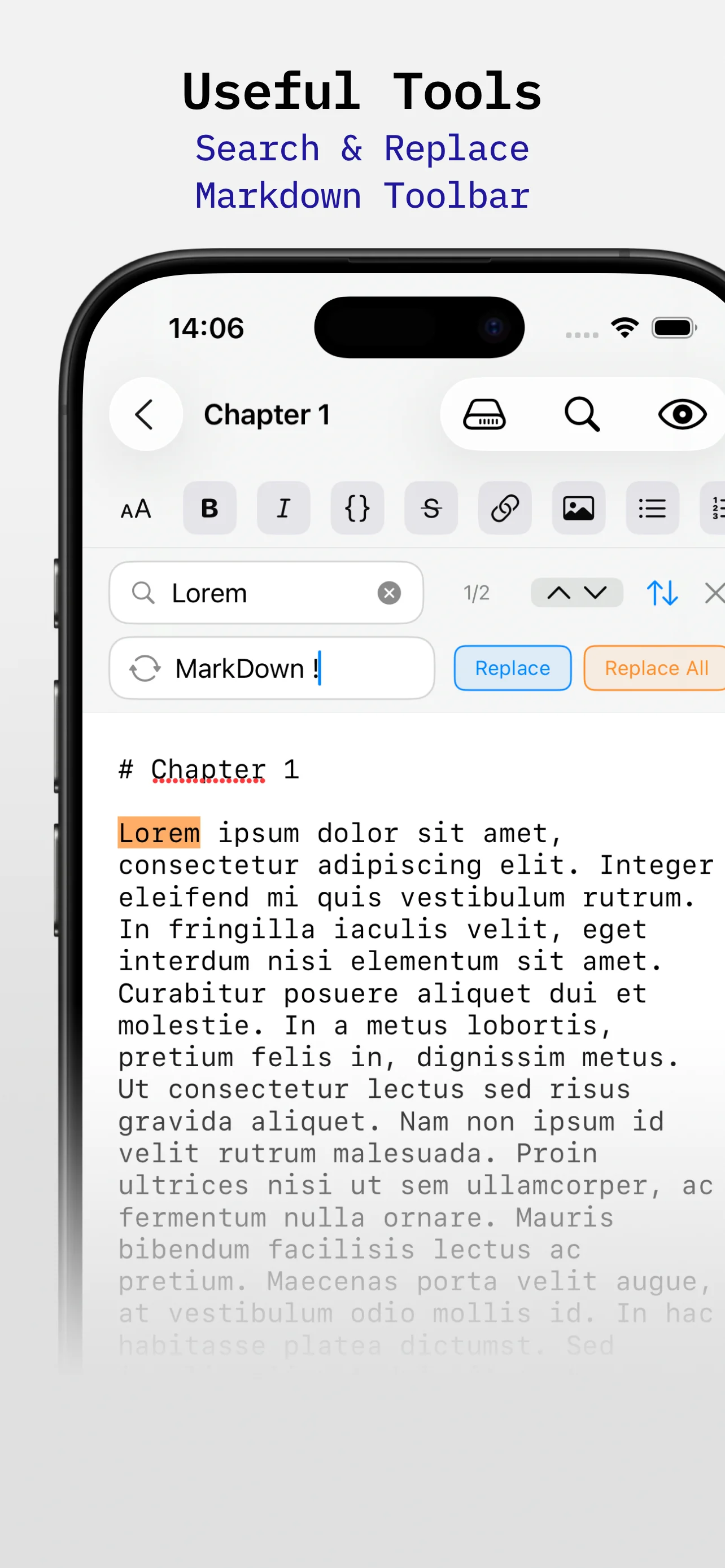 Lettera Markdown editor