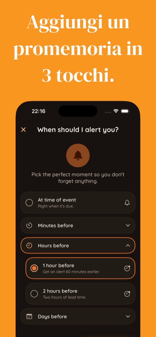 Create reminder interface in Nodino